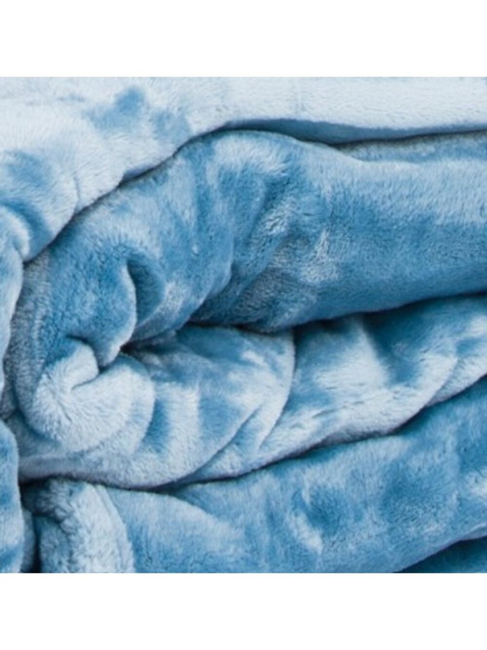 MARTHA STEWART Solid Fleece Blanket - Picture 3 of 3